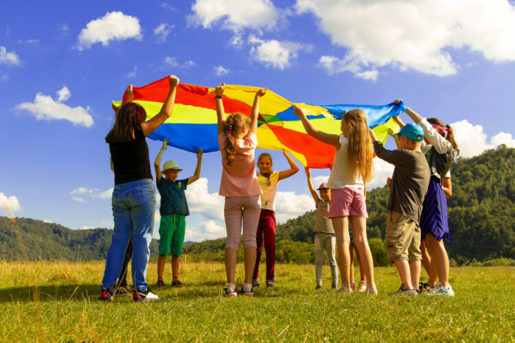 Volunteering with  children can build  character and create lasting family memories